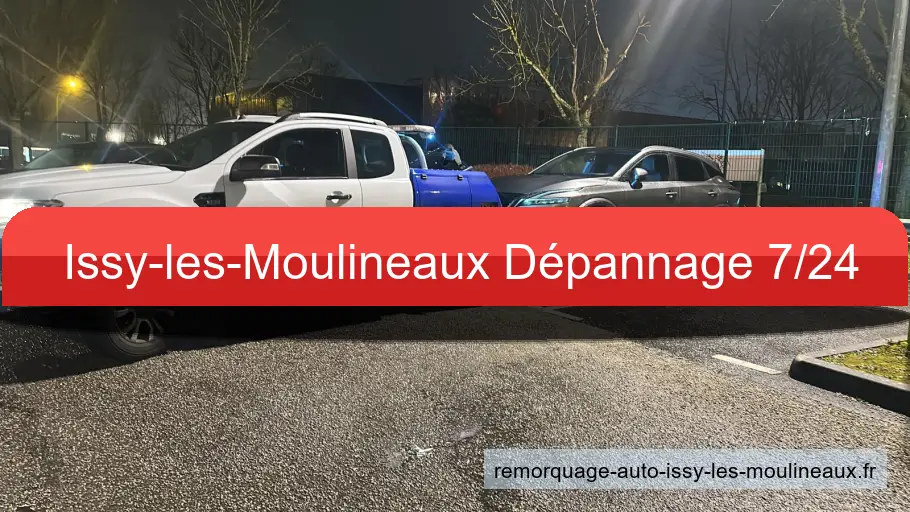 Dépannage et remorquage à Issy-les-Moulineaux